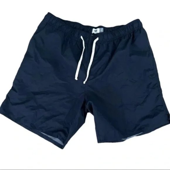 Swim Trunks Navy Blue Men's Size XL - Picture 1 of 6